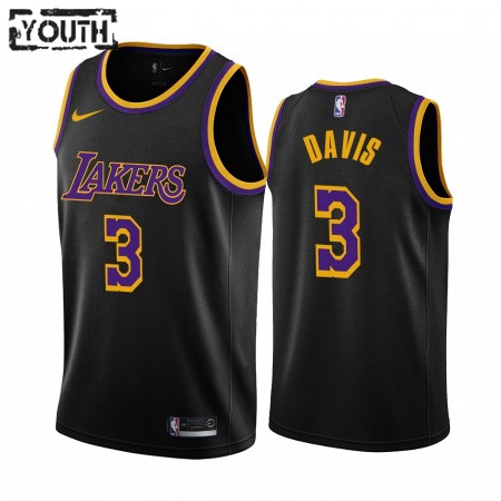 Dres Los Angeles Lakers Anthony Davis 3 2020-21 Earned Edition Swingman - Dječji